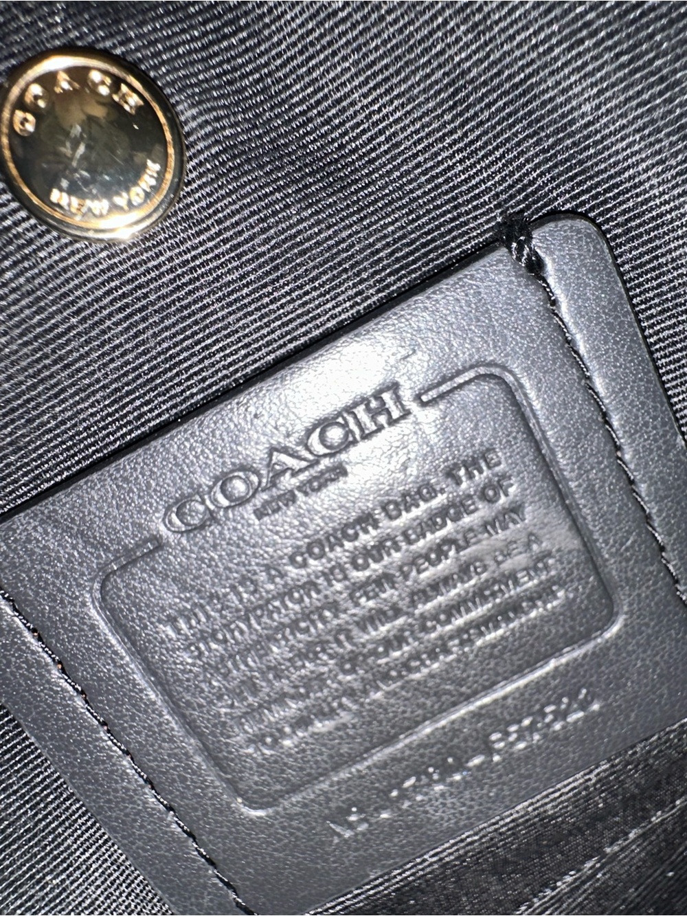 Coach Black Leather Shoulder Satchel with Gold Hardware - Picture 5 of 6